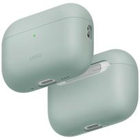 Dėklas UNIQ Lino, skirtas AirPods Pro 3 gen, silikoninis, žalios spalvos