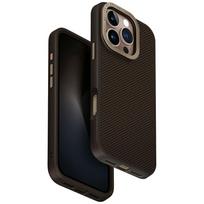 Dėklas UNIQ Keva Max Apple iPhone 16 Pro Magclick Charging Camera Stand rudos spalvos