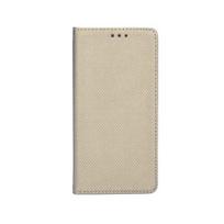 Dėklas Smart Magnet book Samsung Galaxy S21 Ultra aukso spalvos
