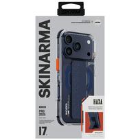 Dėklas Skinarma Haxa iPhone 17 Pro su magnetiniu įkrovimu ir laikikliu-stovu, mėlynas