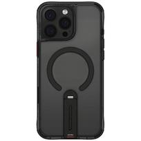 Dėklas Skinarma Helix Apple iPhone 16 Pro Magnetic Charging 360 Rotating Stand juodos spalvos