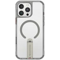Dėklas Skinarma Helix Apple iPhone 16 Pro Max Magnetic Charging 360 Rotating Stand titanium