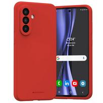Dėklas Mercury Silicone Samsung Galaxy A36 raudonas