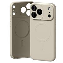 Mercury Semi-Silicone MagSafe dėklas Apple iPhone 17 Pro Max Stone