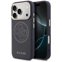 Dėklas Guess Perforated 4G MagSafe iPhone 17 Pro Max mėlynas