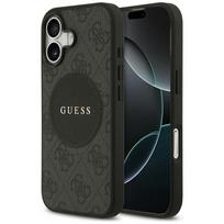 Dėklas Guess 4G Circle Classic Logo MagSafe iPhone 17 juodos spalvos