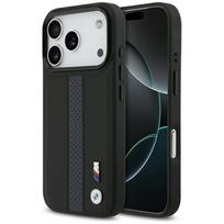 Dėklas BMW M Perforated Stripe Logo MagSafe Apple iPhone 17 Pro blue