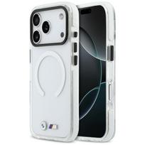 Dėklas BMW M IML Shockproof Metal Logos MagSafe Apple iPhone 17 Pro skaidrus