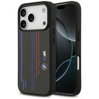 Dėklas BMW M Kevlar Lines & Logo MagSafe Apple iPhone 17 Pro juodos spalvos