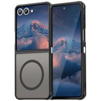 Dėklas Beline MagSafe Samsung Galaxy Z Flip7 juodos spalvos