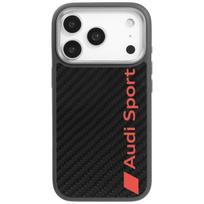 Dėklas Audi R8 Carbon Fiber MagSafe Apple iPhone 17 Pro juodos spalvos