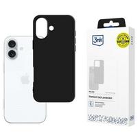 3MK Matt Dėklas Apple iPhone 16 Plus 6.7″ juodos spalvos