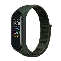 Beline Mi Band 7/6/5/4/3 NylonLoop apyrankė žalios spalvos