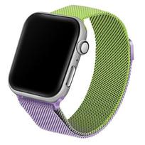 Beline apyrankė Apple Watch Steel38/40/41mm green/purple