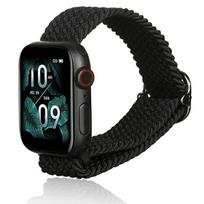 Beline Apple Watch Textile apyrankė 38/40/41mm juodos spalvos