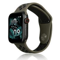 Beline Apple Watch Sport Silicone apyrankė 38/40/41mm rudos spalvos/juodos spalvos