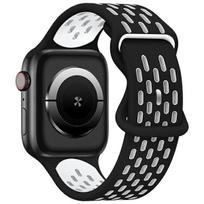 Beline Apple Watch New SportSilicone apyrankė 38/40/41mm juodos spalvos/baltos spalvos Box