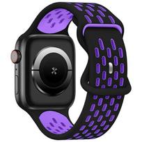 Beline Apple Watch New SportSilicone apyrankė 38/40/41mm juodos spalvos/violetinės spalvos Box