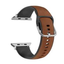 Beline Apple Watch Silicone Leather apyrankė 38/40/41mm rudos spalvos-juodos spalvos/rudos spalvos-juodos spalvos Box