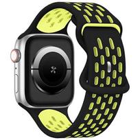 Beline Apple Watch New SportSilicone apyrankė 38/40/41mm juodos spalvos/geltonos spalvos Box