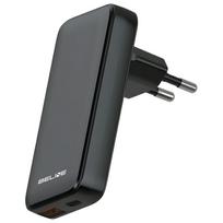Beline Charger 1x USB-C + 1x USB 65W juodos spalvos (only head) PD 3.0 + QC 3.0 BLN2CW65