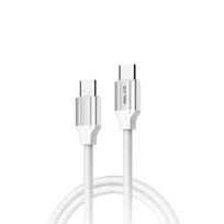 Beline Kabelis 65W USB-C/USB-C 1m baltos spalvos BLNCWC03