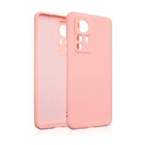 Beline silikoninis Xiaomi 12T Pro dėklas, rožinio aukso spalvos