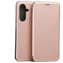 Beline Dėklas Book Magnetic Samsung A36 rožinio aukso spalvos