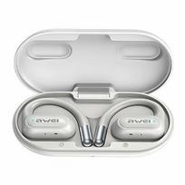 AWEI Bluetooth 5.4 ausinės OWS T93+ docking station baltos spalvos