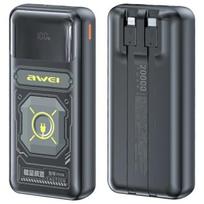AWEI PowerBank P99K 20000mAh 22.5W juodos spalvos