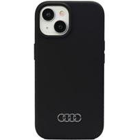 Audi Silicone Dėklas Apple iPhone 15 Plus / 14 Plus 6.7″ juodos spalvos kietas dėklas AU-LSRIP15M-Q3/D1-BK