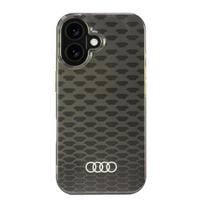 Audi IML Stitching Pattern MagSafe Apple iPhone 16 6.1″ juodos spalvos kietas dėklas AU-IMLMIP16-Q5/D3-BK