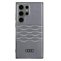 Audi IML Geometric Pattern Dėklas S24 Ultra S928 juodos spalvos kietas dėklas AU-IMLS24U-A6/D3-BK
