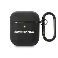 AMG AMA2SLWK AirPods dėklas juodos spalvos Leather