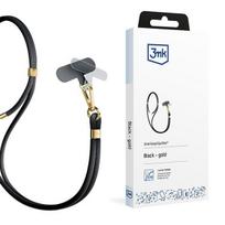3MK EasyClip Elite juodos spalvos (gold) virvelė telefonui