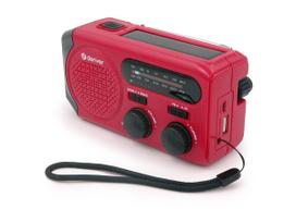 Denver SCR-2010 FM emergency radio with hand crank and solar charging