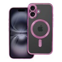 IPhone 16 Electro Mag Cover Case, MagSafe compatible, pink