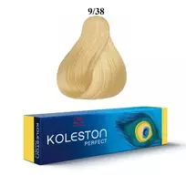 Wella Professionals Koleston Perfect, Permanent Hair Dye, 9/38 Very Light Blonde Golden Pearl, 60 ml