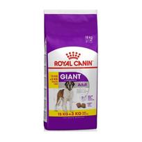 ROYAL CANIN Giant Adult 15+3 kg sausas pašaras šunims, Svoris 15 kg + 3 kg