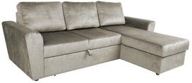 Kampinė sofa - lova Ingmar, smėlio sp., 242 x 168 cm x 92 cm