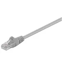 Tinklo jungiamasis kabelis GEMBIRD Goobay 68342 Cat5e U/UTP pilkas 1 m RJ-45–RJ-45