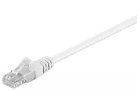 Wentronic Goobay CAT 5e Patch Laidas, U/UTP, Baltas, 2 m - CCA vario mišinys (68504)