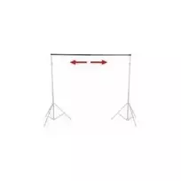 Walimex Pro Teleskopinis foninis strypas 120-307 cm, iki 6 kg, kaiščio jungtis