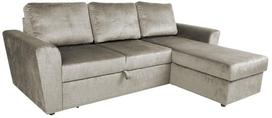 Kampinė sofa - lova Ingmar, smėlio sp., 242 x 168 cm x 92 cm