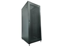 Q Lantec ALAN Spintelė su rakinama, vienos dalies A-LAN SS-42U-800-1000-02-C (42U, 19', 2050mm / 800mm / 1000mm, pastatoma, stiklinė, juodos spalvos)