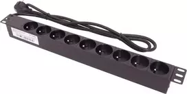 Securitynet TKH Maitinimo juosta 19 colių 9x230V LZ1U9GBW