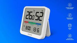Temperatūros ir drėgmės jutiklis Savio CT-01/W