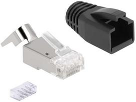 „Delock“ RJ45 modulinių jungčių rinkinys „Cat.6A“, „Cat.7“, 25 lizdų