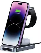 Tech-Protect belaidis įkroviklis A26 3in1 QI15W, juodas