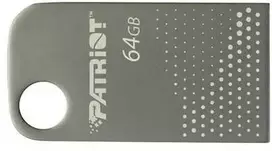 Patriot FLASHDRIVE Tab300 64GB USB 3.2 120MB/s, mini, aliuminio, sidabrinis